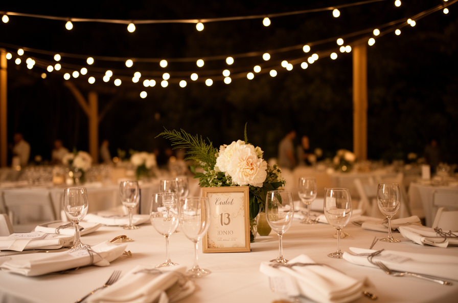 budget wedding reception